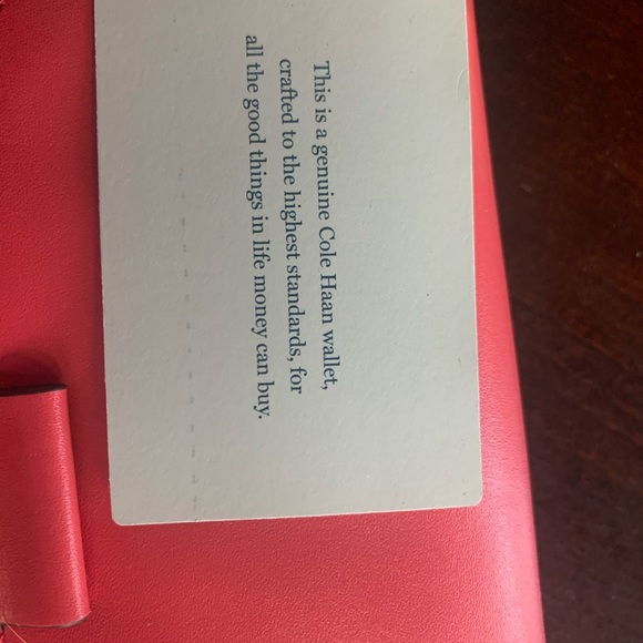 Cole Haan cross body designer purse- Red - Picture 6 of 8